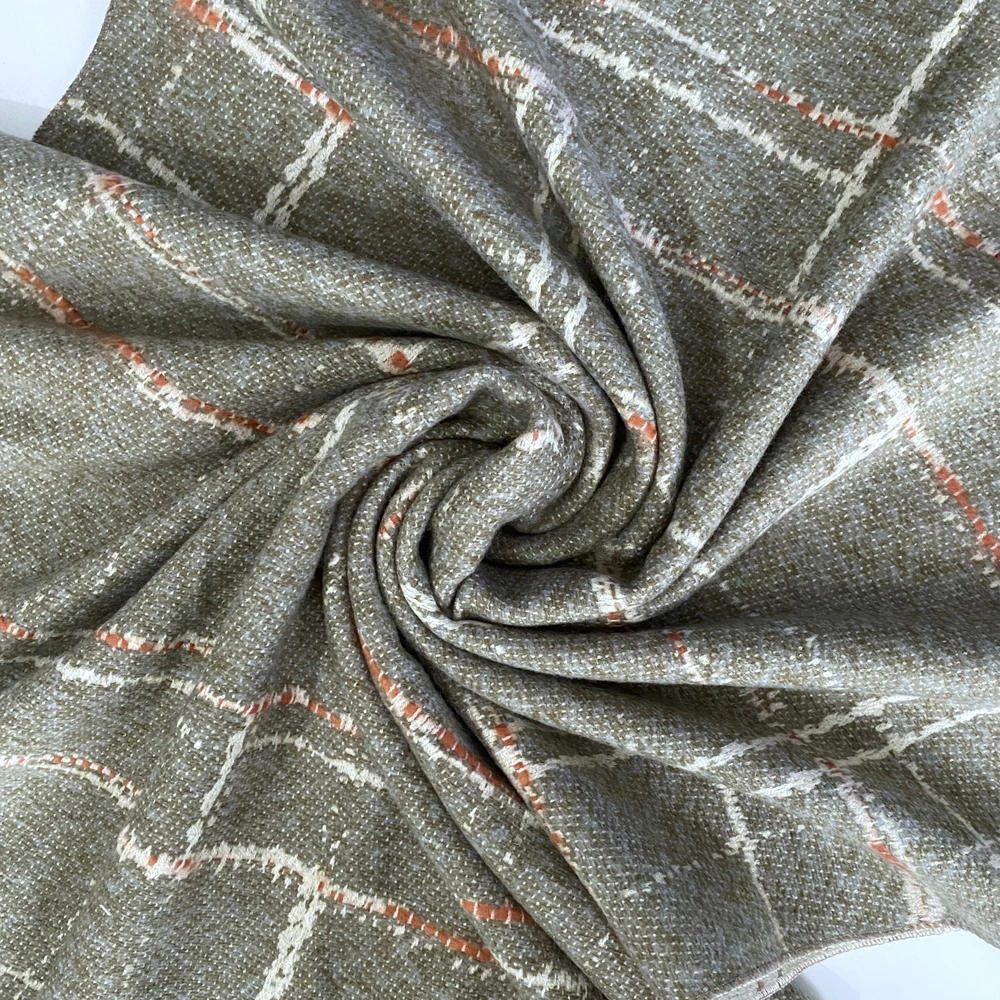 Çift Taraflı Çizgili Kışlık Şal